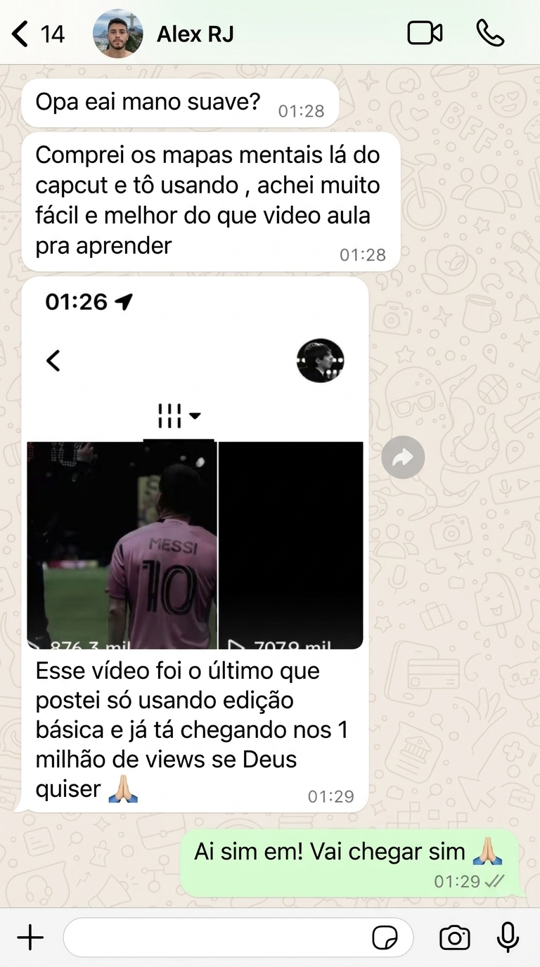 Depoimento de Alex, do Rio de Janeiro sobre os mapas mentais de CapCut